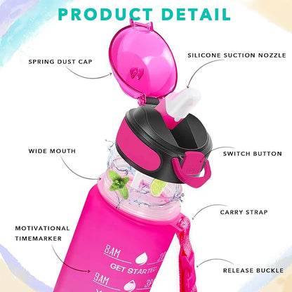Enerbone 32 oz Drinking Water Bottle - Image 3