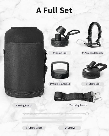 Trebo 64oz Water Bottle, Large Stainless Steel Water Jug - Image 6