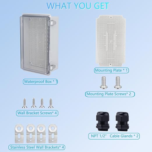 IP67 Waterproof Junction Box, ABS Plastic Electrical Enclosure - Image 7