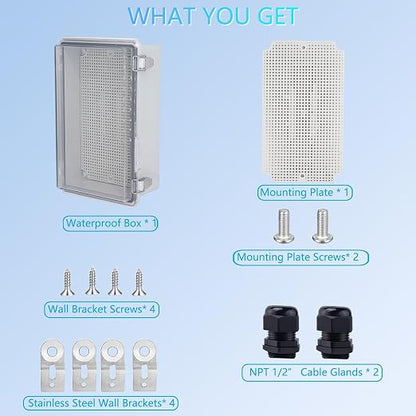 IP67 Waterproof Junction Box, ABS Plastic Electrical Enclosure - Image 7