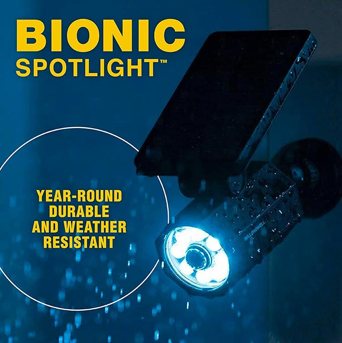 Bell+Howell Bionic Spotlight Motion Solar Spot Lights Outdoor Waterproof - Image 4