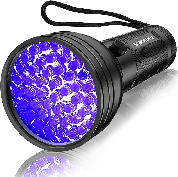 Vansky UV Flashlight Black Light, 51 LED Blacklight Pet Urine Detector by Vansky