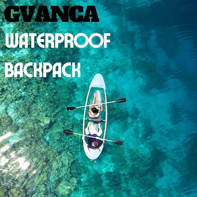Waterproof Roll Top Kayak Backpack, Floating Outdoor Dry Sack Boating Sailing - Image 6