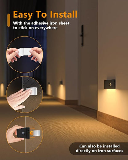 WILLED Stair Lights Indoor, Warm White Rechargeable Night Light, Wireless - Image 6