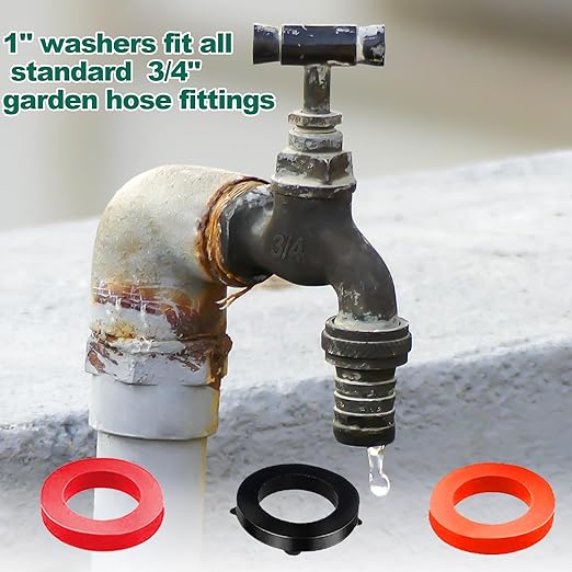 XBVV 158 Pcs Faucet Rubber Washers and Garden Hose Gasket Assortment Kit - Image 6
