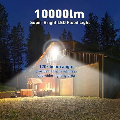 4Pack LED Flood Light Outdoor, 50W LED Work Light 5500lmwith 6FT US Plug - Image 3