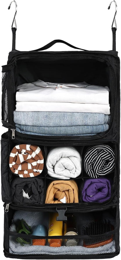 Surblue Hanging Shelves Travel Storage Bag Compression Packing Cube by SURBLUE