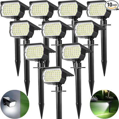 Tadyreal Solar Spot Lights Outdoor 10 Pack, Solar Landscape Spotlights by TadyrealSolarLights