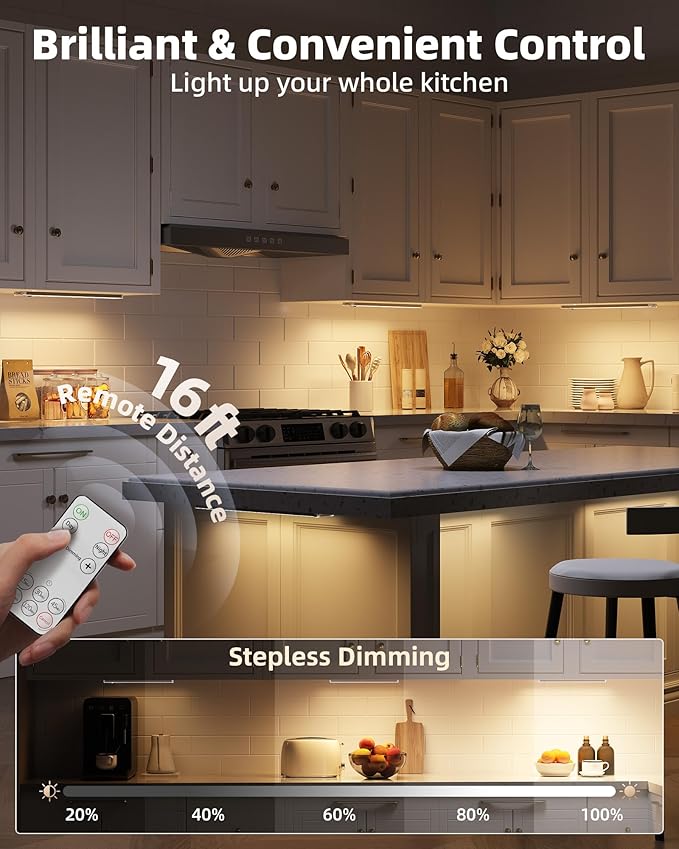 EZVALO 5-Pack Under Cabinet Lighting - Image 6