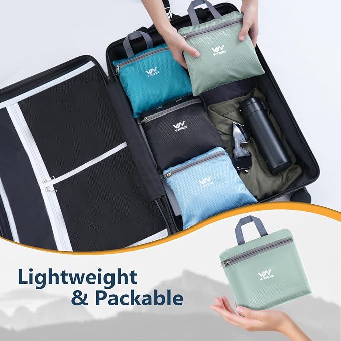 15L Foldable Hiking Backpack, Lightweight Packable Waterproof Machine Washable - Image 4