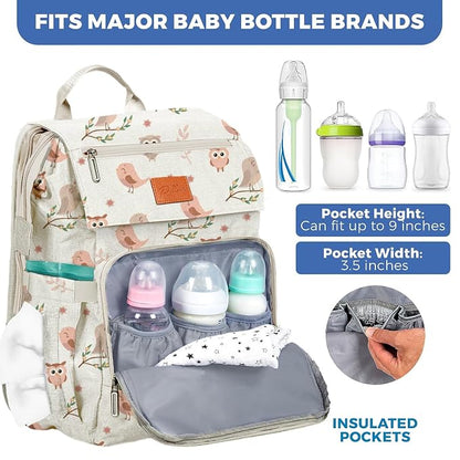 PILLANI Baby Diaper Bag Backpack - Image 4