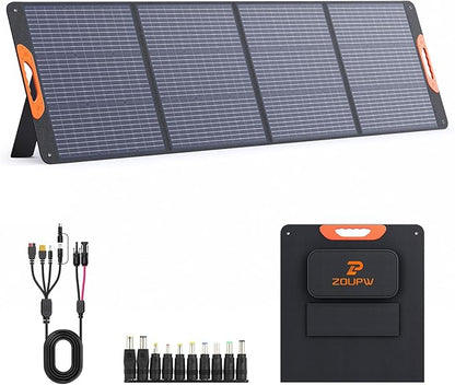 ZOUPW 220W Portable Solar Panel by ZOUPW