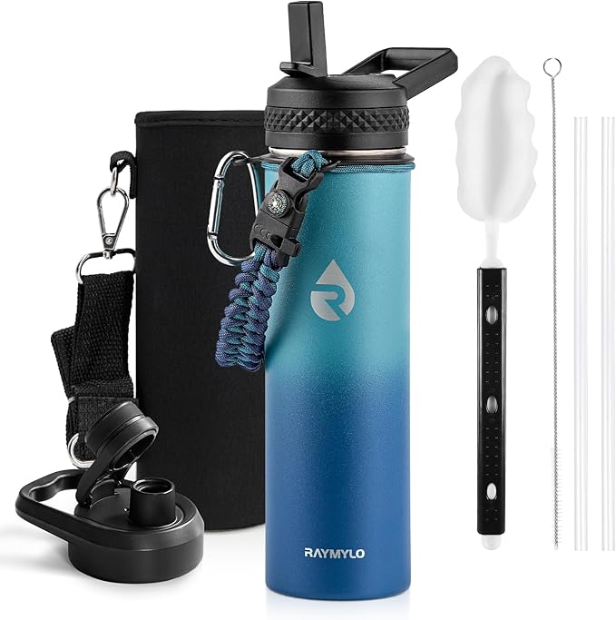 RAYMYLO Insulated Water Bottle 20 oz, Triple Wall Vacuum Stainless Steel by RAYMYLO