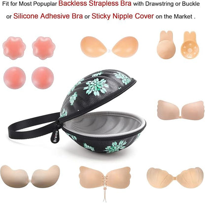 Hard Travel Case for Silicone Bras Premium Nubra Organizer Portable Lingerie - Image 3