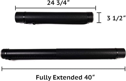 CALPALMY 2-Pack Extendable Poster Tubes Expand from 24.5” to 40” - Image 2