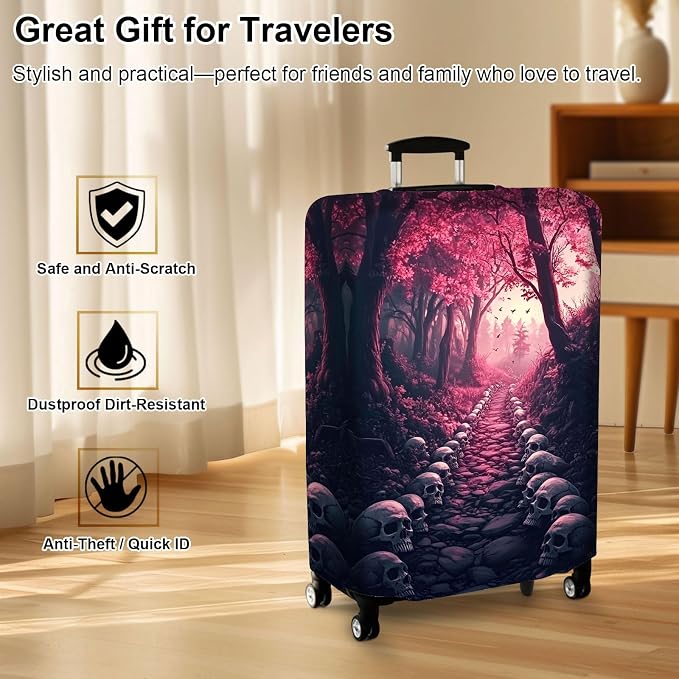Luggage Cover Protector for 30-32 Inch Suitcases, TSA Approved Elastic Travel - Image 7