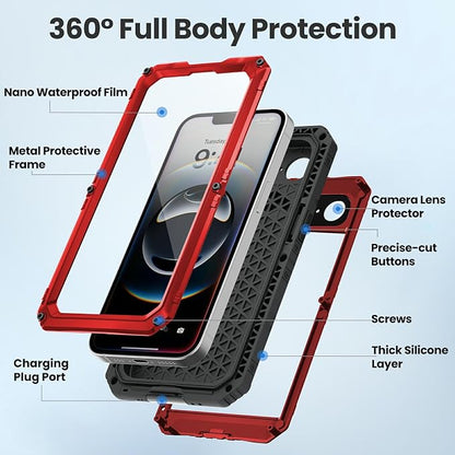 Mitywah Waterproof Case for iPhone 16e and for iPhone 17e, Shockproof Heavy - Image 4