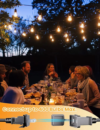 Svater Outdoor Led String Lights 36 FT, Patio Lights - Image 5
