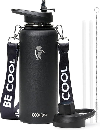 Coolflask 40 oz Water Bottle by Coolflask