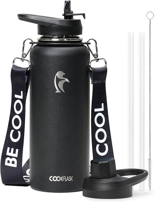 Coolflask 40 oz Water Bottle by Coolflask