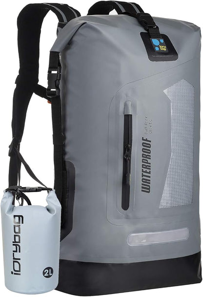 IDRYBAG Waterproof Backpack for Men 20L/30L/40L, Floating Dry Bag Kayak by iDrybag+