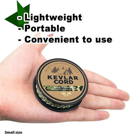 9KM DWLIFE Kevlar Cord – Camo Kevlar Line Ultra-Strong, Lightweight & - Image 6