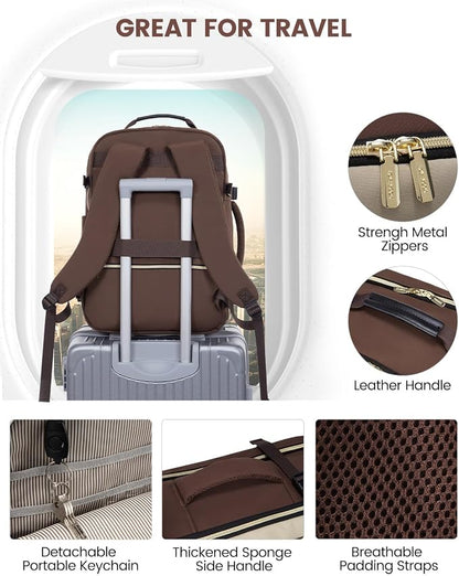 LOVEVOOK 40L Travel Backpack for Women & Men, Airline Approved Carry On Luggage - Image 7