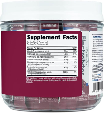 Nutricost Electrolytes Complex, Grape Flavored, 40 Stickpacks - Image 5