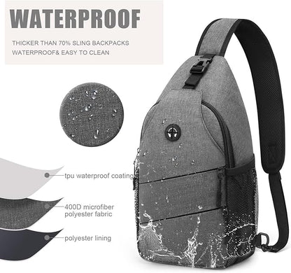 Pritent Crossbody Bags for Women Men Trendy Sling Bag Backpack Casual Chest Bag - Image 4