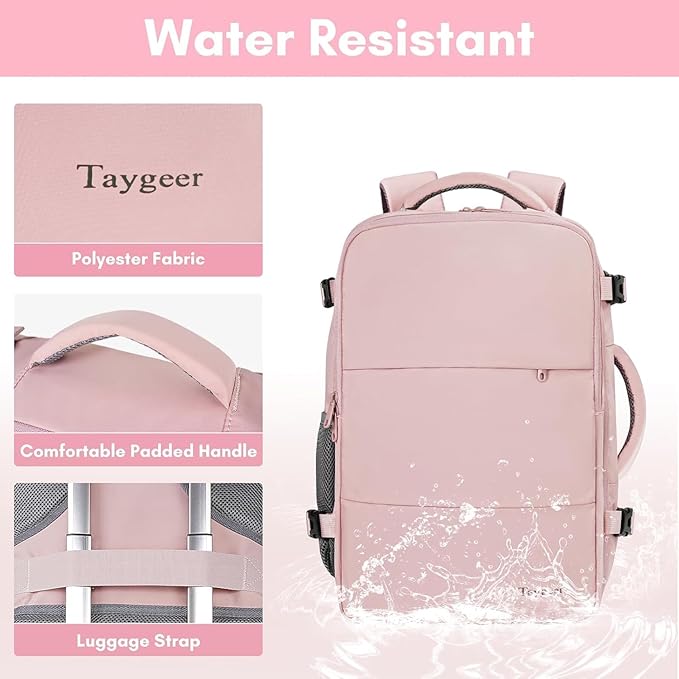 Taygeer Laptop Backpack for Women, Large Travel Backpack - Image 8