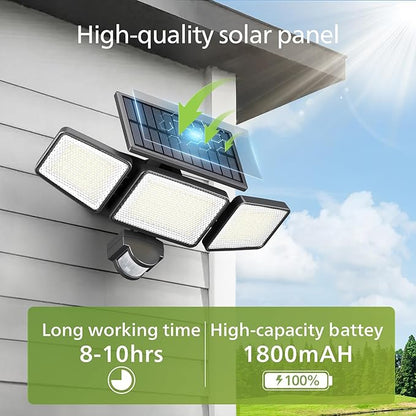 Philips Solar Security Light Outdoor 302 LED 1200lm，Solar-Powered Waterproof - Image 6