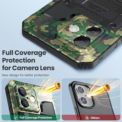 Mitywah Waterproof Case for iPhone 17, Rugged Metal Case - Image 5