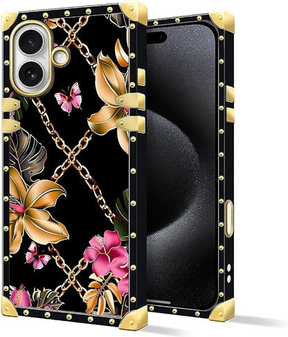 for iPhone 17 Case Luxury Golden Decoration - Image 2
