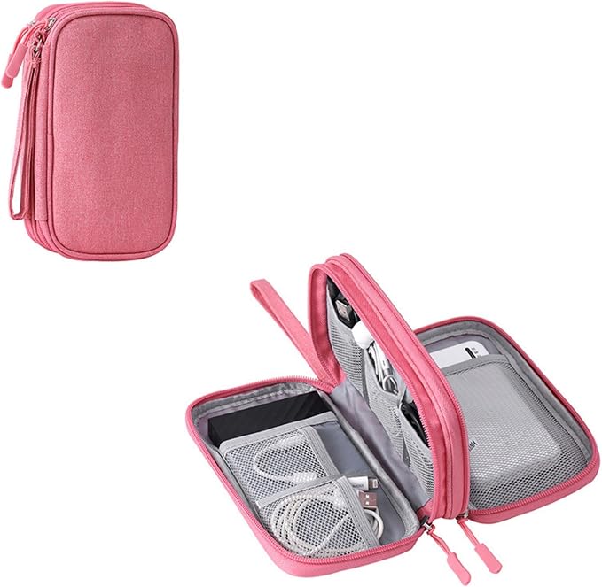 Electronic Organizer Travel Cable Accessories BagPouch Portable Waterproof by FANBODTA