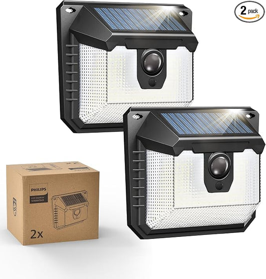 Philips Solar Lights Motion Sensor Outdoor, 120 LEDs Solar Powered Security by PhilipsLightingLED