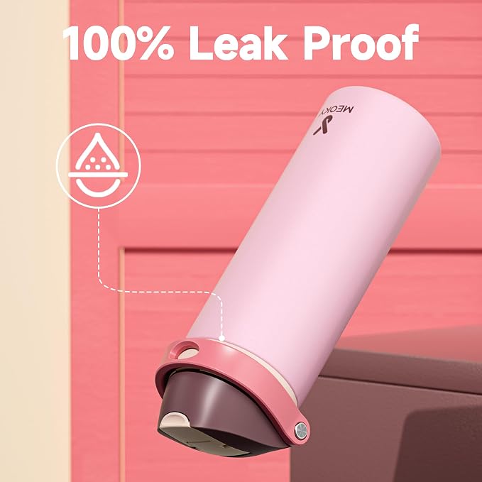 24 oz Insulated Water Bottle for Sports: Meoky Stainless Steel Water Bottle - Image 6