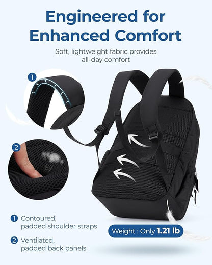 BAGSMART Travel Laptop Backpack, College Backpack - Image 6
