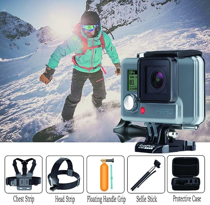Navitech 18-in-1 Action Camera Accessories Combo Kit - Image 2