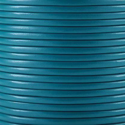 Mandala Crafts Round Genuine Teal Leather Cord - Image 3