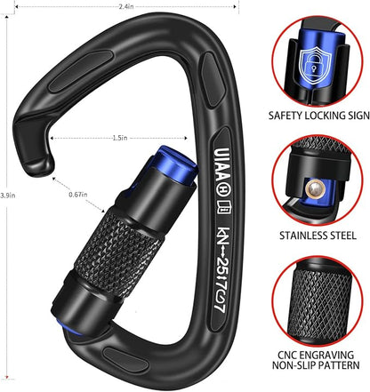 BEIFENG 25KN Auto Locking Carabiner - Image 2