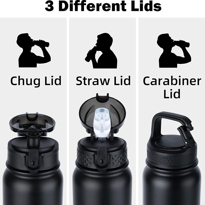 Oldley Insulated Water Bottle 20oz Water Bottles - Image 2