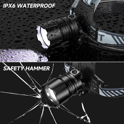 NiaoChao Headlamp Rechargeable, 99000 LM Super Bright LED Head Lamp - Image 8