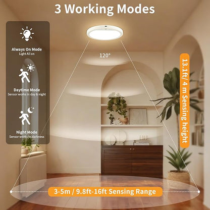 Meliya Rechargeable Motion Sensor Ceiling Light - Image 2
