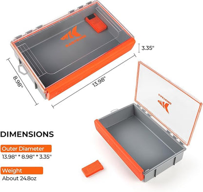 KastKing HyperSeal Waterproof Tackle Box, 3700 Deep Tackle Trays, Fishing - Image 8
