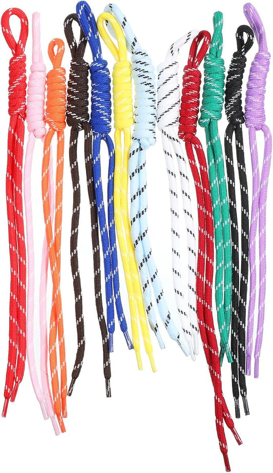 12 PCS Paracord Keychain Bag Charms, Colorful Paracord Rope Keychain Braided by Unknown