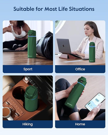 BOOST Smart Water Bottle that Reminds You to Drink, 24oz BPA-Free Stainless - Image 7