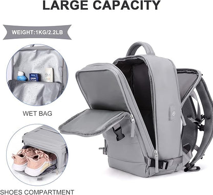 coowoz Travel Backpack For Women Men, Carry On Backpack, Hiking Backpack - Image 4