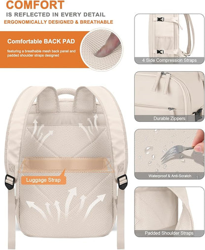 Capolo Travel Backpack for Women Men Waterproof Laptop Backpack Airlines - Image 6