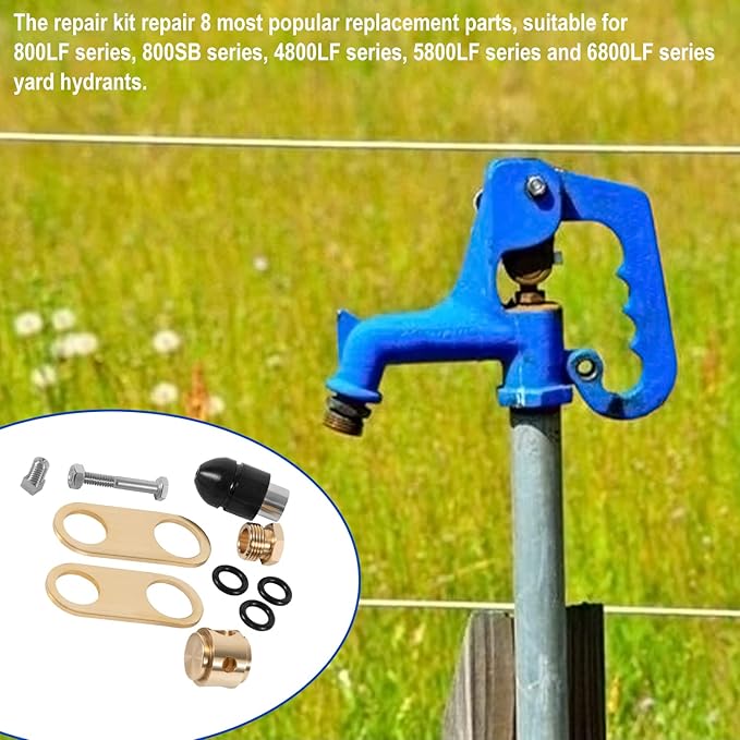 850 Sb Parts Kit Yard Water Hydrant Repair Rebuild Kit & 8842 Plunger Fit - Image 6