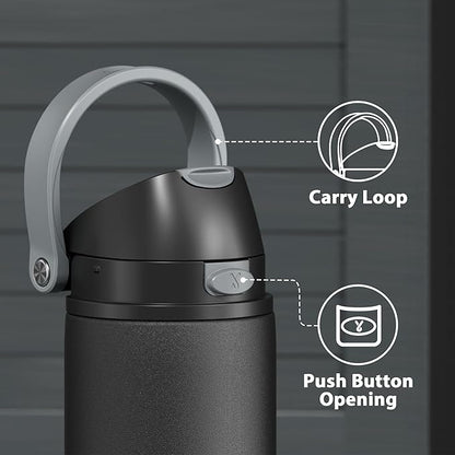 24 oz Insulated Water Bottle for Sports: Meoky Stainless Steel Water Bottle - Image 6